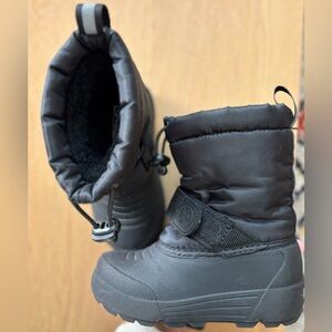 Big Kids’ Northside Black - Frosty Waterproof Boys Winter Boots Size 6 Snow Boot